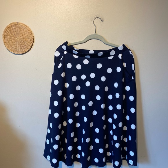 Faith&joy sz large polyester/ spandex polka skirt - Picture 3 of 9